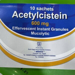 Acetylcistein Ацетилцистеїн 600mg. Муколітичний засіб. 10 саше