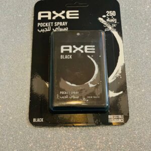 Туалетна вода Axe Pocket Spray Black. Чорний. Аромат замороженої груші та кедра. 17мл. Frozen Pear and Cedarwood scent