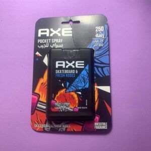 Туалетна вода Axe Pocket Spray. Скейтборд та свіжі троянди. 17мл. Skateboard and Fresh Roses
