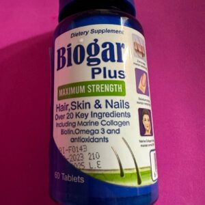 Biogar Plus Біогар Плюс 60 табл. Максимальна міцність для волосся, шкіри та нігтів.