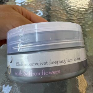 Blob. Супер оксамитова маска для сну з квітами шафрану. Super velvet sleeping mask with saffron flowers