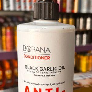 Bobana. Кондиціонер з олією чорного часнику. Анти-Втрата. 400мл. Conditioner with Black Garlic Oil. Anti-Loss. 400ml