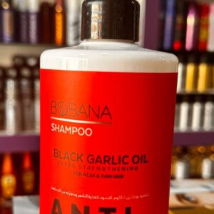 Bobana. Шампунь з олією чорного часнику. Анти-Втрата. 400мл. Shampoo with Black Garlic Oil. Anti-Loss