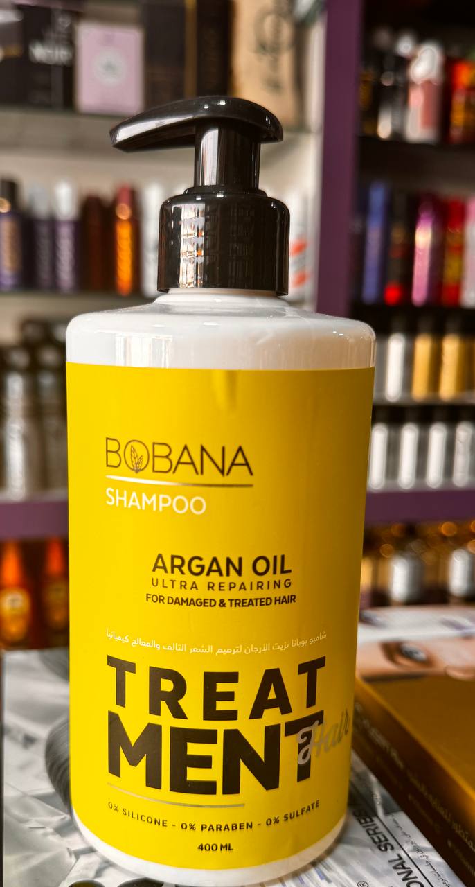 Bobana Hair Treatment. Шампунь з аргановою олією. 400мл. Shampoo with Argan Oil