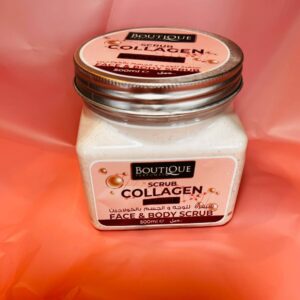 Boutique Perfume Колагеновий скраб для обличчя та тіла. 500ml (450g)