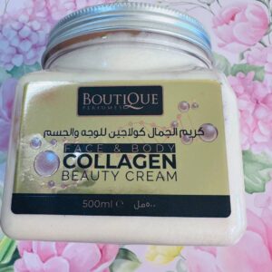 Boutique Perfume. Колагеновий крем для обличчя та тіла. 500мл. Face and Body Collagen Beauty Cream