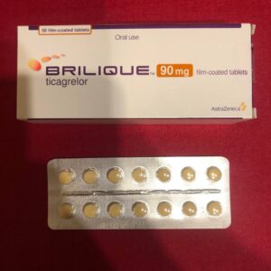 Brilique (ticagrelor). Брілік (тикагрелор) 90мг. 56 таблеток