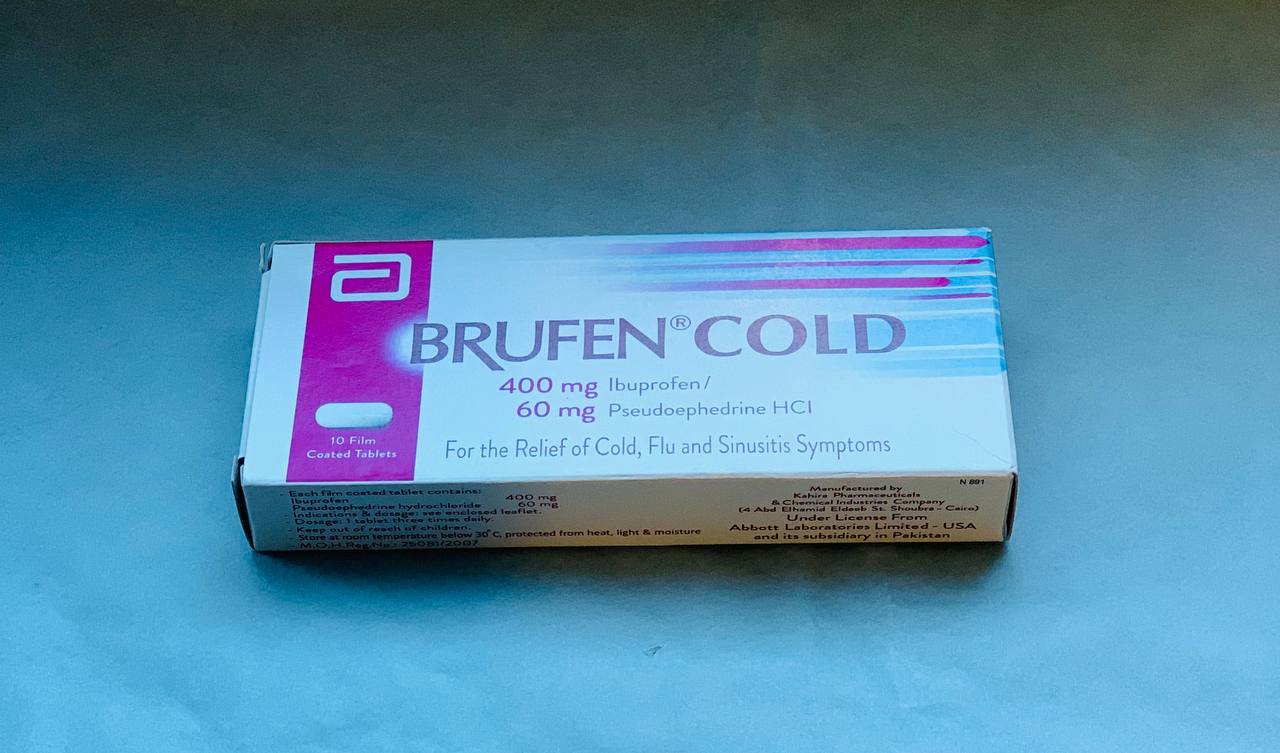 Brufen Cold Бруфен Колд 400/60 10 таблеток