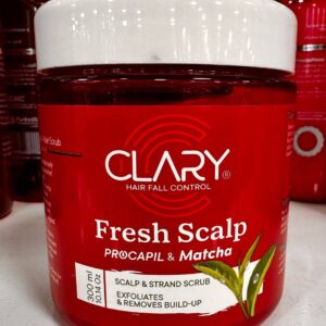 Clary. Скраб для шкіри голови та пасм з прокапілом та матча. 300мл. Scalp and Strand scrub with procapil and matcha