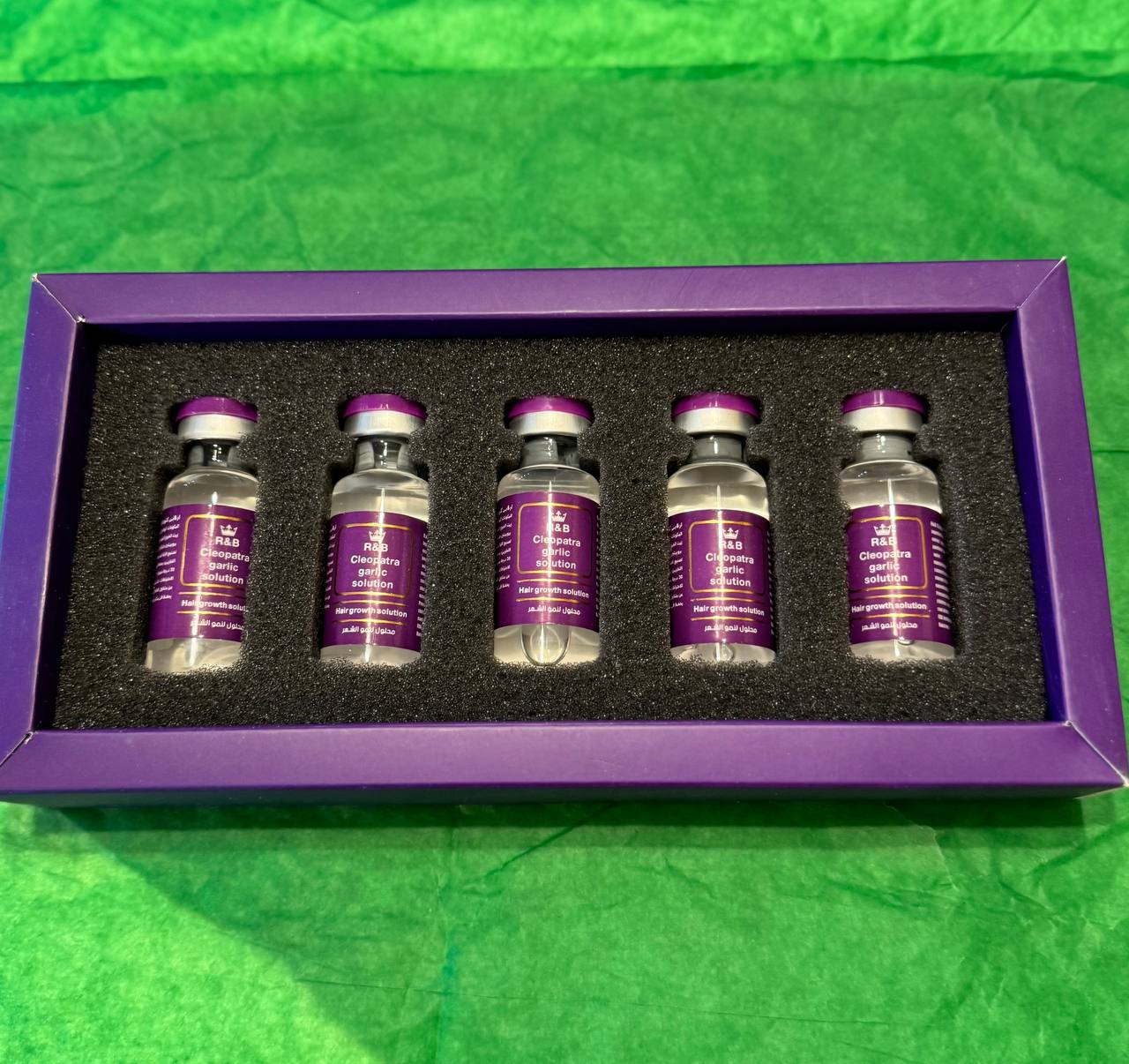 R&B. Часник Клеопатри. Сироватка для волосся. 5 ампул по 10 мл. Cleopatra Garlic. Hair Serum - Зображення 3