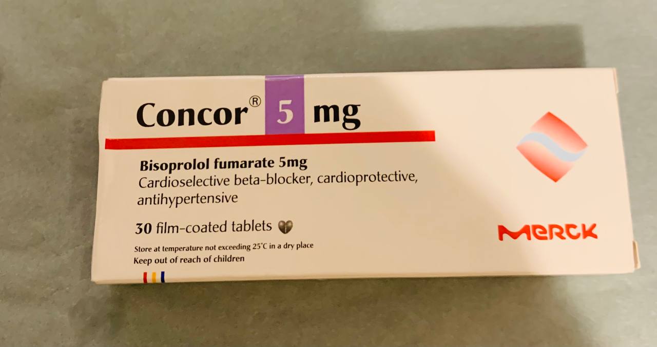 Concor Конкор 5мг. 30 таблеток