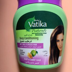 Крем-кондиціонер для волосся Дабур Ватіка. Олива, мигдаль, хна. 250 мл. Dabur Vatika Hair Conditioning Cream. Olive, Almond, Henna