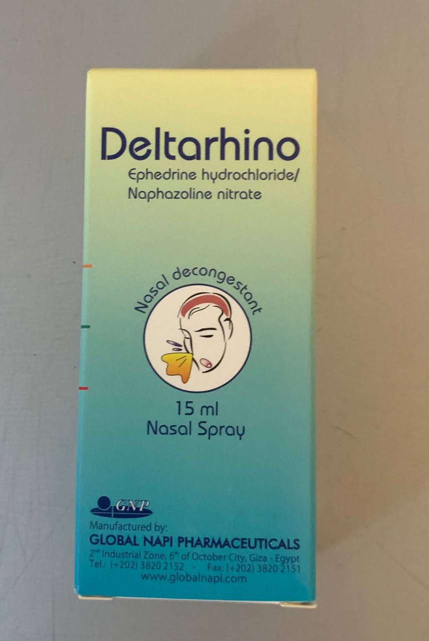 Deltarhino Дельтаріно. Спрей краплі для носа 15мл