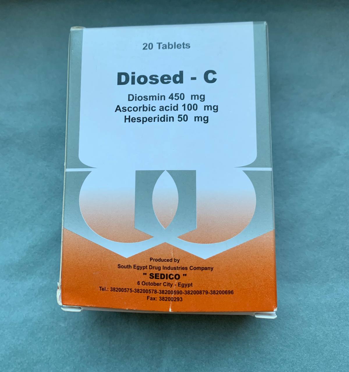 Diosed-C Діосід-С. 20 таблеток при геморої