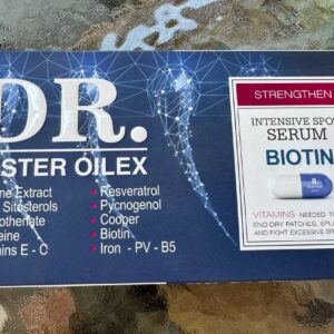 Dr. Faster Oilex. Інтенсивна точкова сироватка. Біотин. 5 ампул. Зміцнення. Intensive spot serum. Biotin. Strengthen