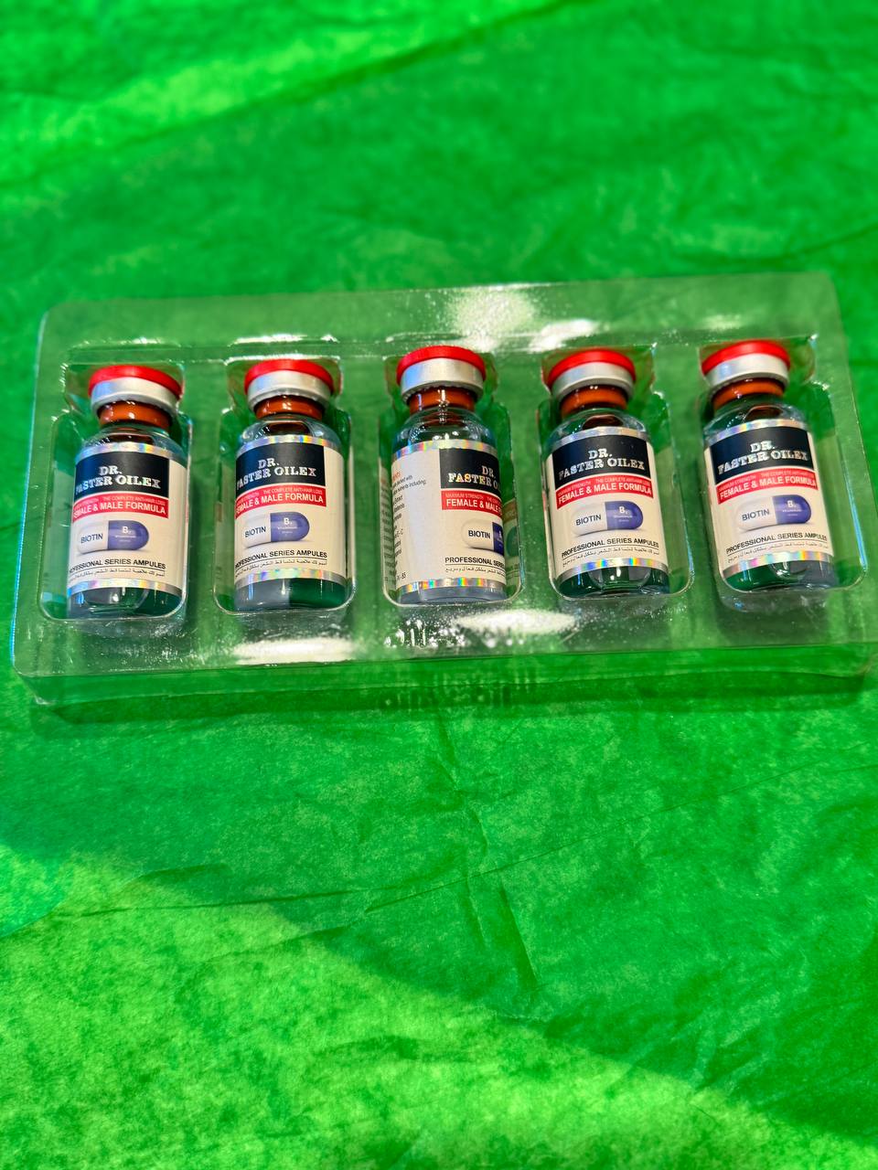 Dr. Faster Oilex. Інтенсивна точкова сироватка. Біотин. 5 ампул по 10 мл. Intensive spot serum. Biotin - Зображення 3