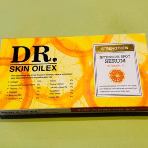 Perla Oilex. Dr Skin Oilex. Інтенсивна точкова сироватка з вітаміном С. Сироватка для обличчя. 5 ампул по 10 мл. Intensive spot serum with Vitamin C