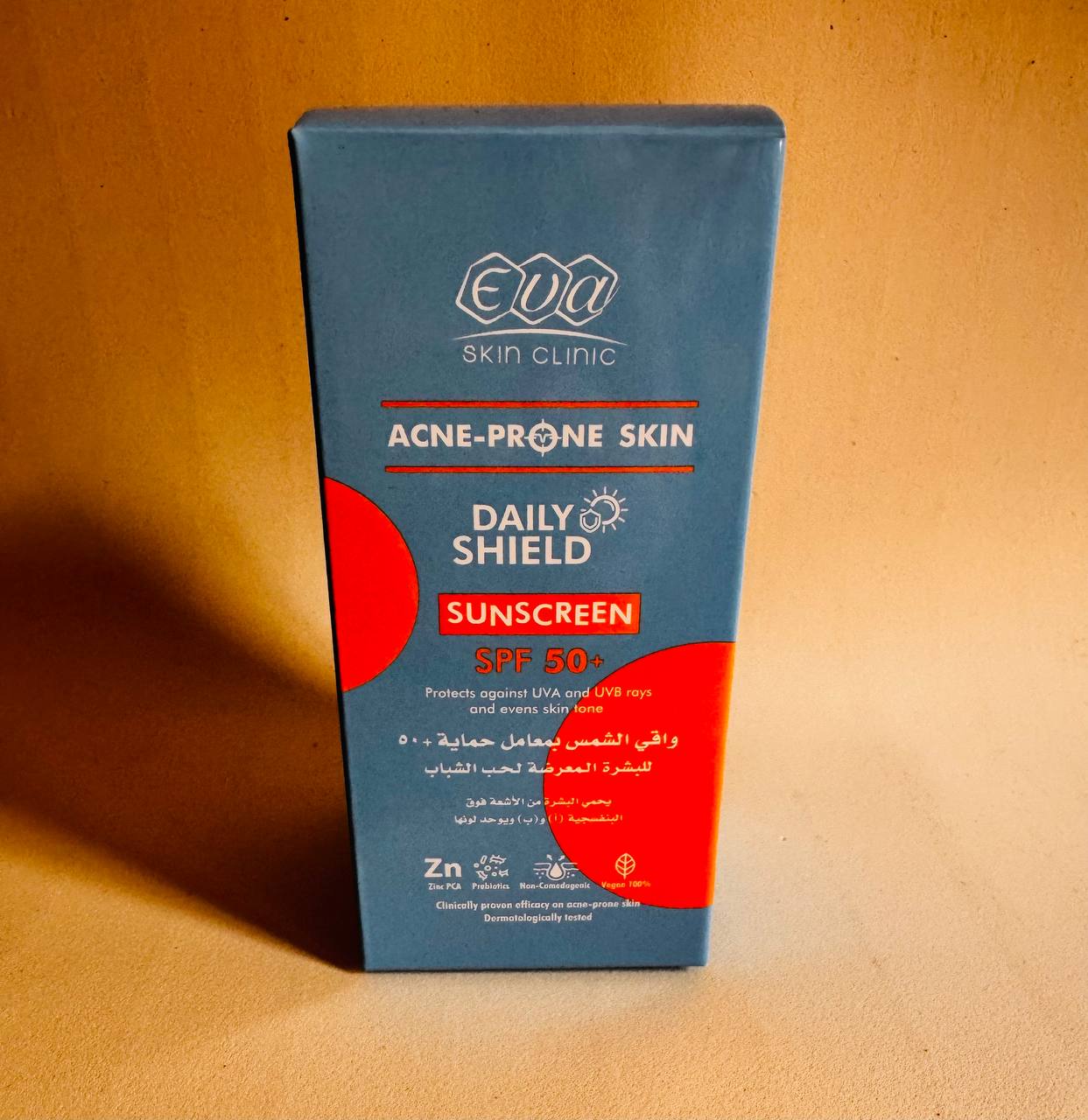 Eva Skin Clinic. Сонцезахисний крем від прищів SPF 50. Щоденний захист. 40мл. Acne-Prone Sunscreen SPF 50. Daily shield