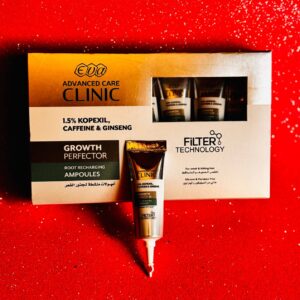 Eva. Ампули для слабкого та випадаючого волосся. 6мл×7ампул. Growth Perfector Root Recharging Ampoules For Weak & Falling Hair