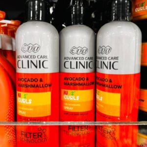 Eva Advanced Care Clinic. Спрей для розплутування локонів для хвилястого та кучерявого волосся 185мл. Kids’ Curls Curl Detangling Spray For Wavy, Curly, And Coily Hair. Avocado and Marshmallow