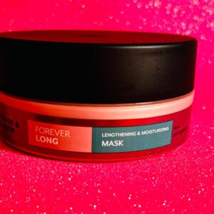 Eva. Касторова олія та рисова вода. Подовжувальна та зволожуюча маска для пошкодженого волосся. 200мл. Castor Oil and Rice Water. Lengthening and Moisturizing Mask For Damaged Hair