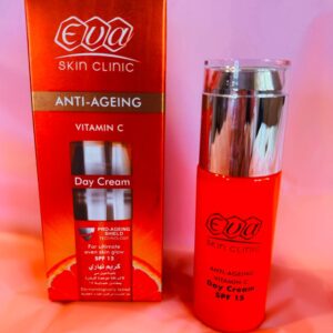 Eva Skin Clinic. Денний крем проти старіння з вітаміном С. Для рівномірного сяйва шкіри (SPF-15) 50мл. Anti Ageing Day Cream with Vitamin C