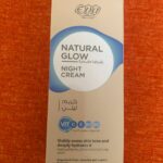 Нічний крем EVA Natural Glow. Екстракт грейпфрута, солодки та люпину.