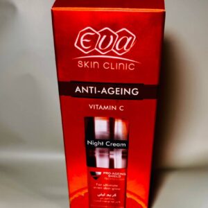 Eva Skin Clinic. Нічний крем проти старіння з вітаміном С. Для рівномірного сяйва шкіри 50мл. Anti Ageing Night Cream with Vitamin C (Copy)