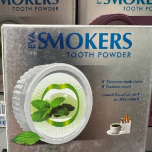 EVA. Зубний порошок для курців з ментолом. 40г Smokers Tooth Powder With Menthol NEW