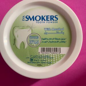 EVA. Зубний порошок для курців з ментолом. 40г Smokers Tooth Powder With Menthol