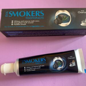 Зубна паста Eva Smokers з вугіллям. 50 мг Toothpaste with Charcoal