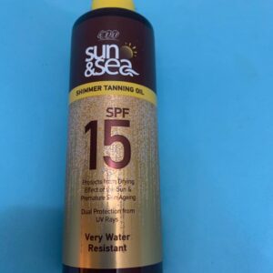 Eva Sun&Sea Shimmer Олія для засмаги 15SPF 200мл Shimmer Tanning oil