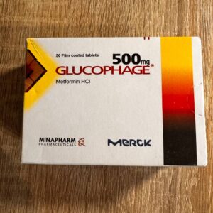 Glucophage 500 Глюкофаж. 30 таблеток