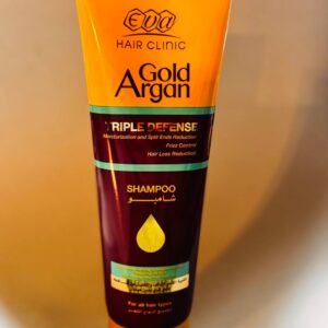 Eva Hair Clinic. Шампунь Gold Argan із золотом і аргановою олією 230мл. Gold Argan Shampoo with Gold and Argan oil