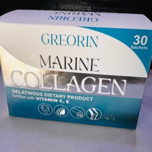 Greorin. Морський колаген з вітаміном С, Е. 30 пакетиків. Marine Collagen with Vitamin C, E