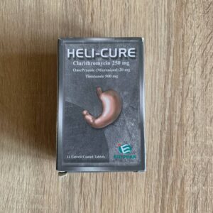 Heli-cure. 14 таблеток, вкритих кишковорозчинною оболонкою