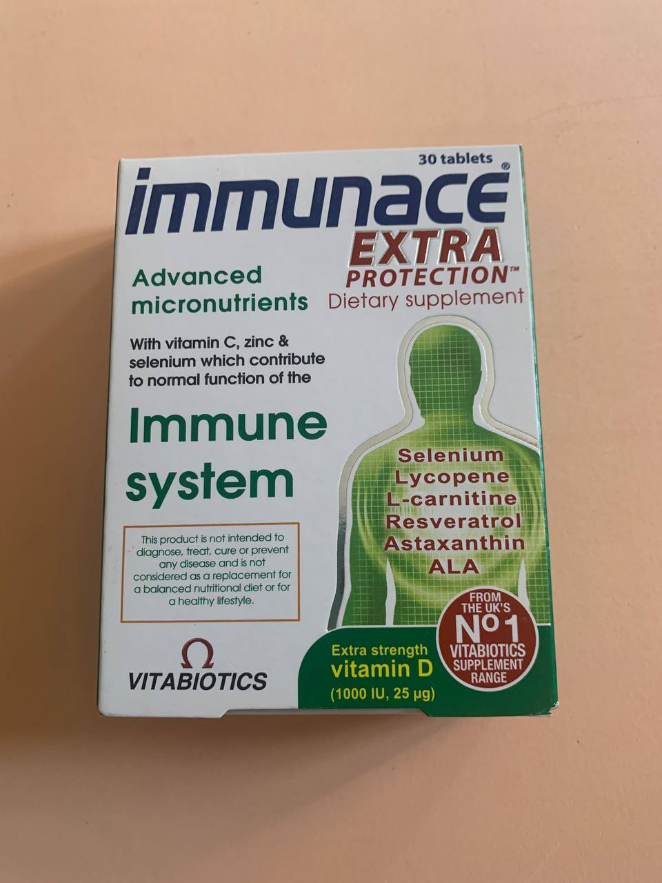 Імунас Immunace Extra Protection. 30 таблеток