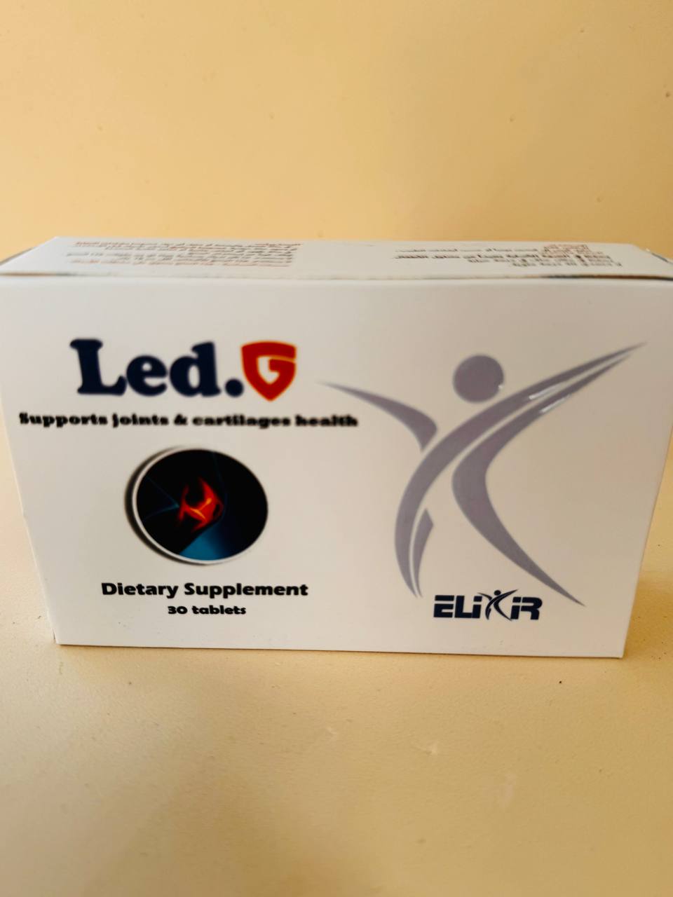 Led. Підтримка здоров'я суглобів і хрящів. 30 таблеток. Supports joints and cartilages health