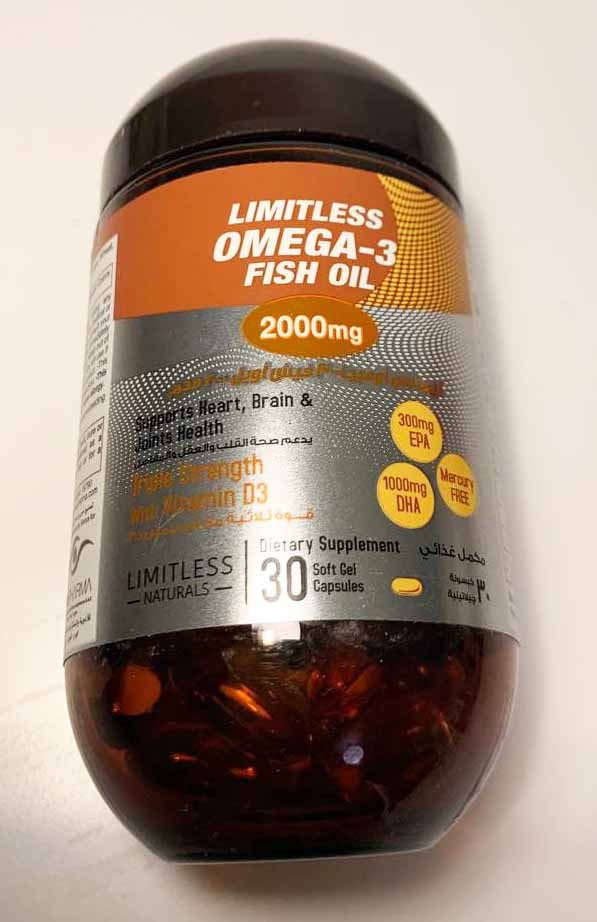 Limitless Omega-3 Fish Oil Комплекс вітамінів 30 капсул