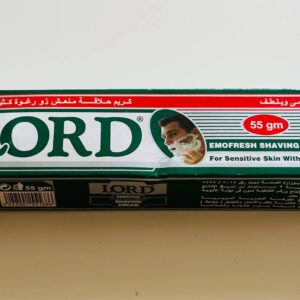 Крем для гоління Lord Emofresh. 55г. Для чутливої шкіри, з ментолом