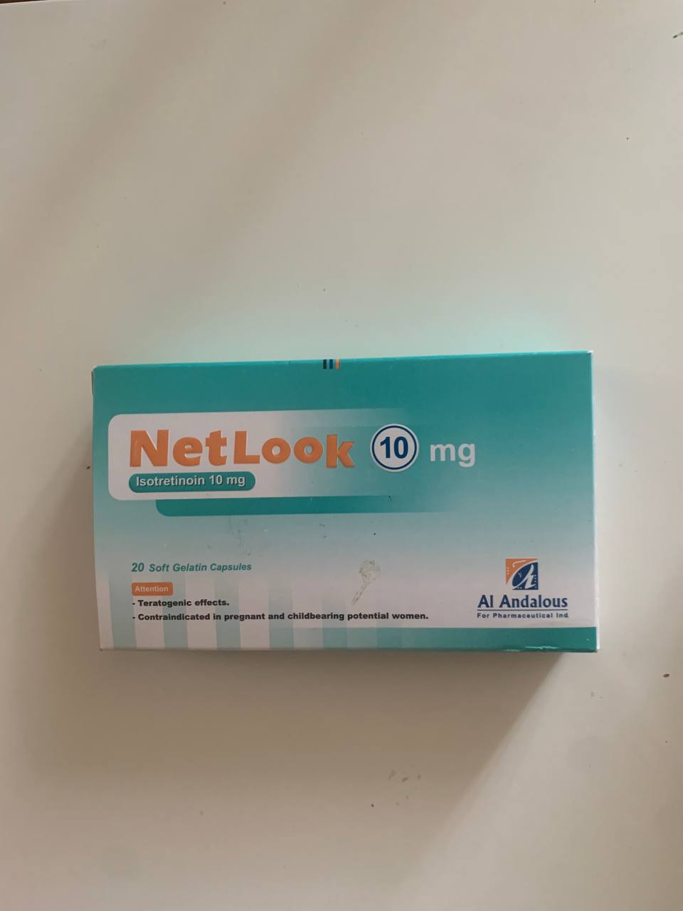 NetLook (Isotretinoin) 10mg 20capsules. Нетлук. Дерматопротектор