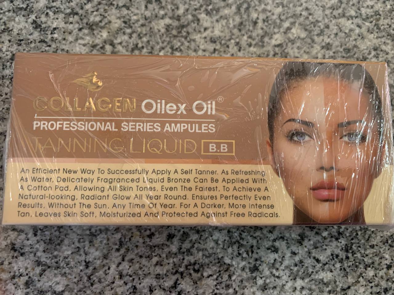 Oilex Oil Collagen. Рідина для засмаги Tanning Liquid B.B. Professional Series Ampoules. 1 ампула