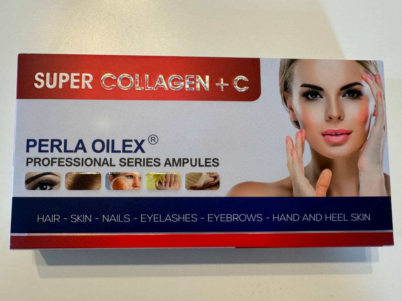 Perla Oilex. Super Collagen plus C. Professional Series. 5 Ampules x10ml