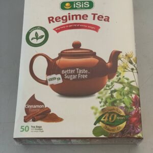 Isis Regime Tea with Cinnamon. Чай для схуднення Ісіс Режим з корицею. 50 пакетиків.