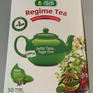Isis Regime Tea with Mint. Чай для схуднення Ісіс Режим з м'ятою. 50 пакетиків.