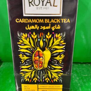 Royal. Чорний чай з кардамоном. 20пакетиківX2г. Cardamom Black Tea