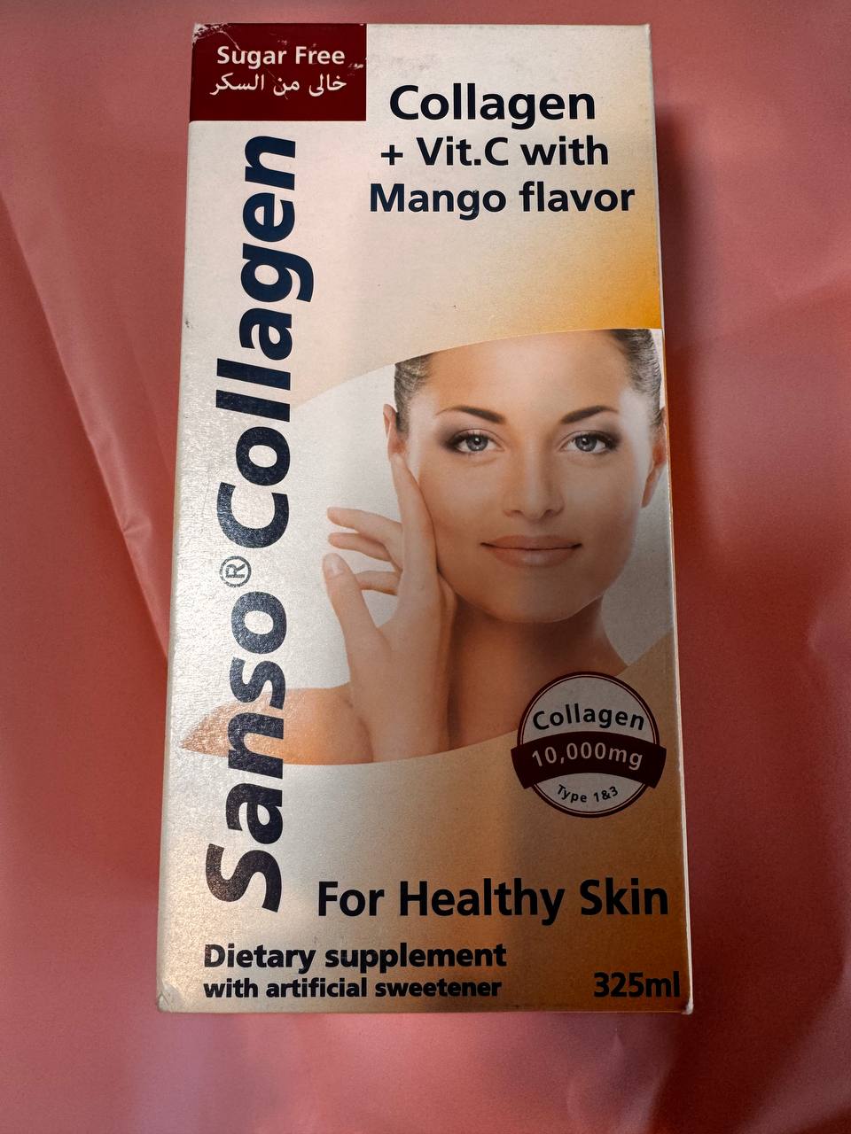 Натуральний питний колаген та вітамін C зі смаком манго Sanso Collagen (330ml). Термін до 05-2025