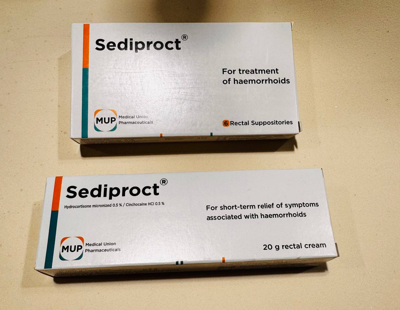 Sediproct. Седіпрокт. Ректальний крем. 20г. Для короткочасного полегшення симптомів, пов'язаних з гемороєм. Rectal cream for short-term relief of symptoms associated with haemorrhoids - Зображення 2