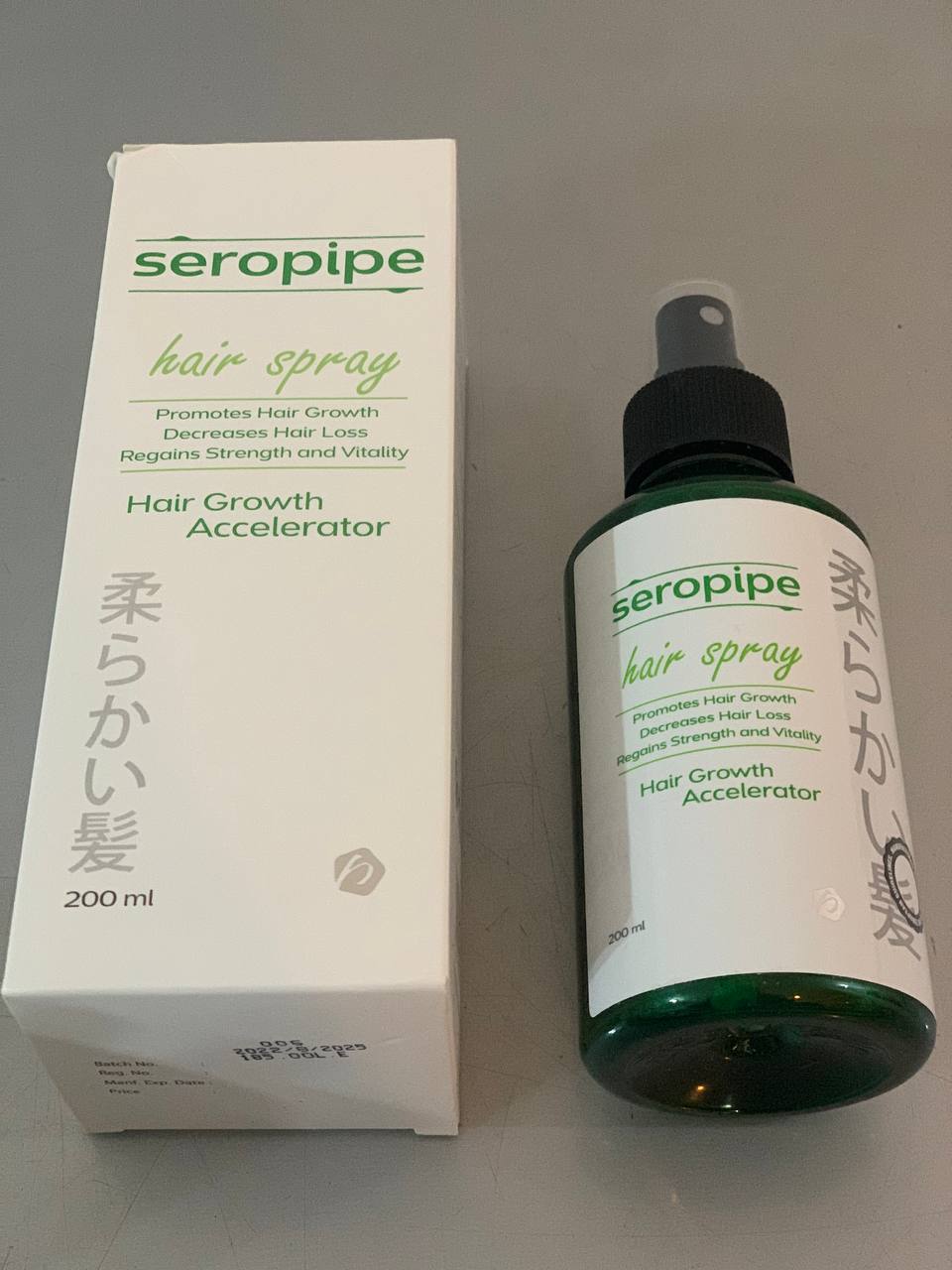 Seropipe. Серопайп. Спрей для росту та зміцнення волосся. 200ml