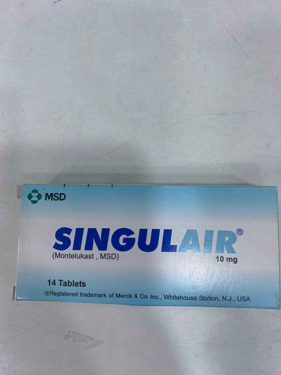 SingulAir Сінгуляр 10mg. 14 таблеток для профілактики та лікування бронхіальної астми